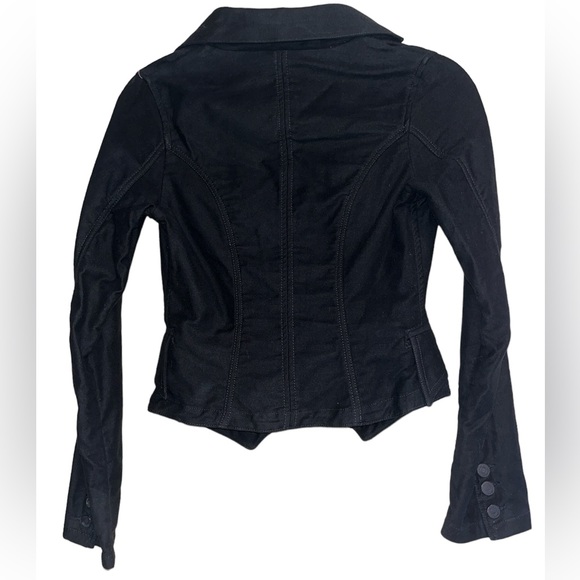 “Cimarron” tailored jacket/blazer size xs super soft denim Velvetine like fabric - Picture 3 of 10